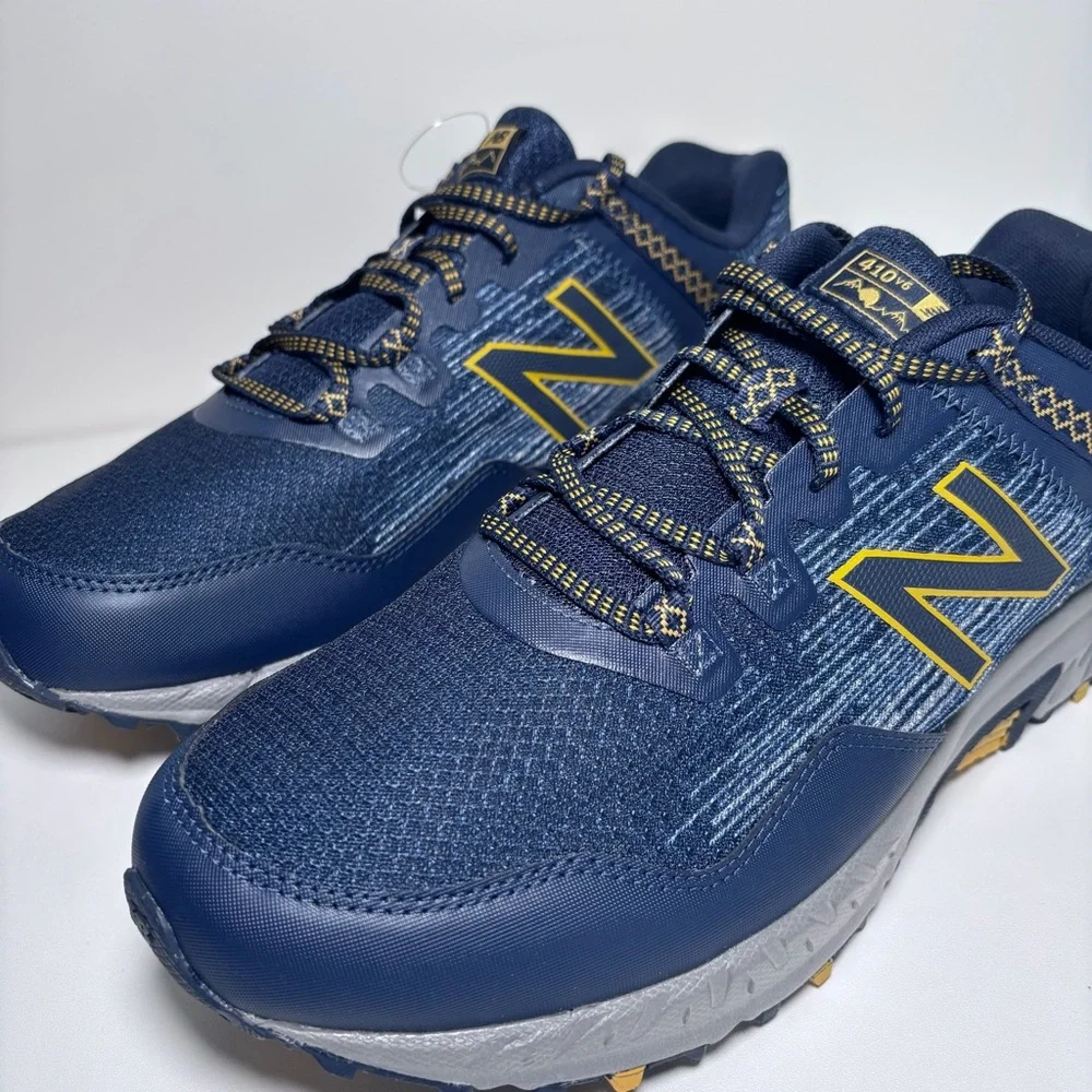 ✨SOLD New Balance Men's 410 V6 Navy Blue Trail Running Sneakers Size 11.5 Wide - Picture 3 of 10